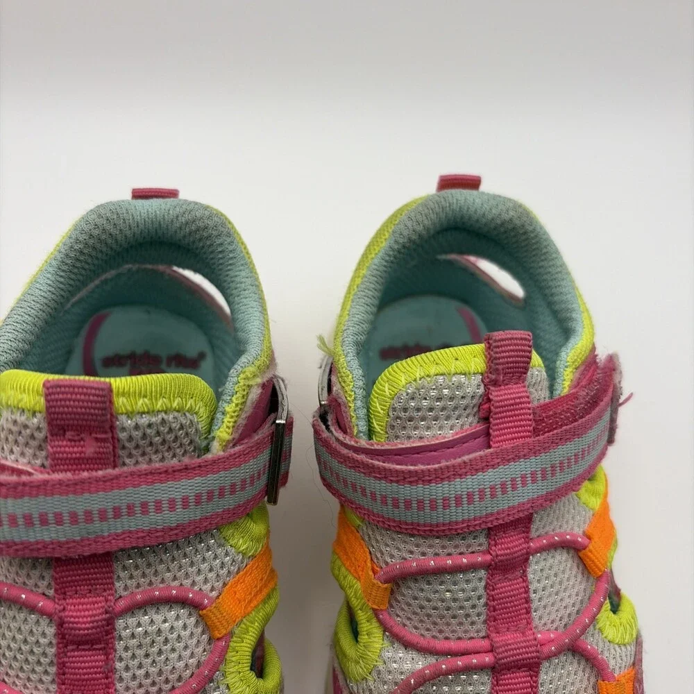 Stride Rite 360 Brinley Sneaker Sandals Toddler Girls 8M Pink/yellow/orange